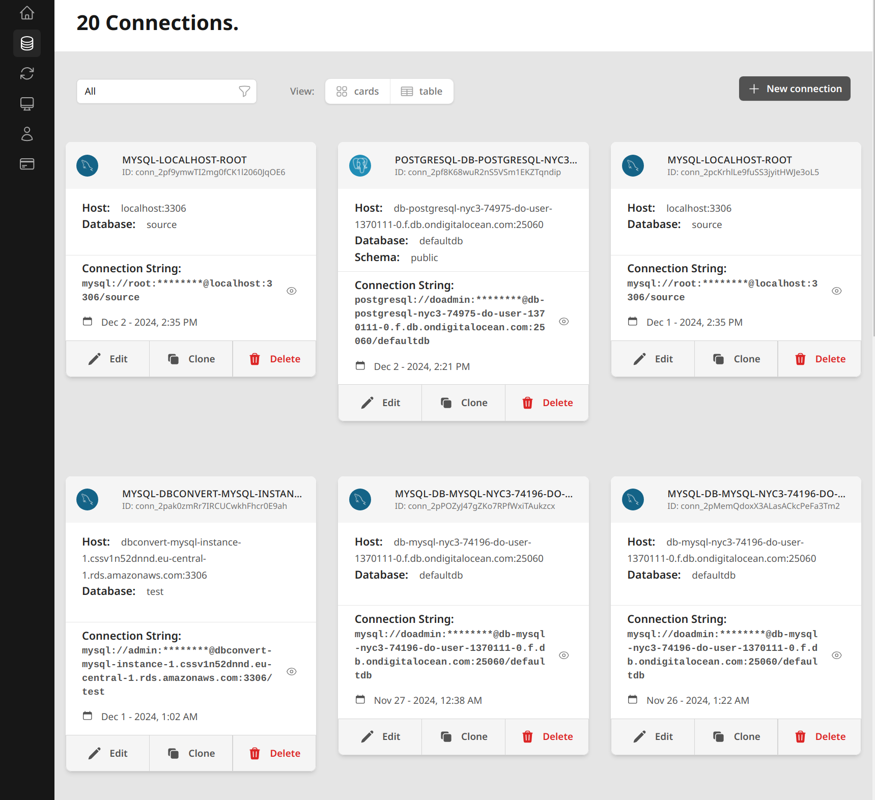 Connections Page